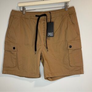 RDI Stretch Cotton Shorts in Dark Tan Large